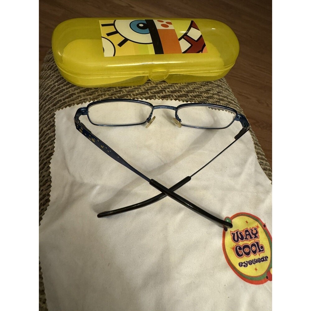 SpongeBob SquarePants Metal Eye Glasses Frames & Case For‎ Kids